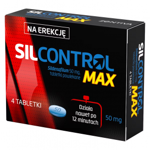 Silcontrol Max 50 mg, tabletki, 4 szt. - zdjęcie produktu