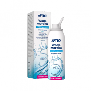 Apteo, woda morska hipertoniczna, spray, 100 ml - zdjęcie produktu