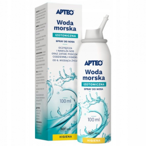 Apteo, woda morska izotoniczna, spray, 100 ml - zdjęcie produktu