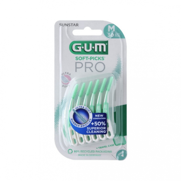 Sunstar Gum Soft-Picks Ultra Soft, szczoteczki międzyzębowe, Medium, 30 szt. Sunstar Gum Soft-Picks Ultra Soft, szczoteczki międzyzębowe, Medium, 30 szt. - zdjęcie produktu