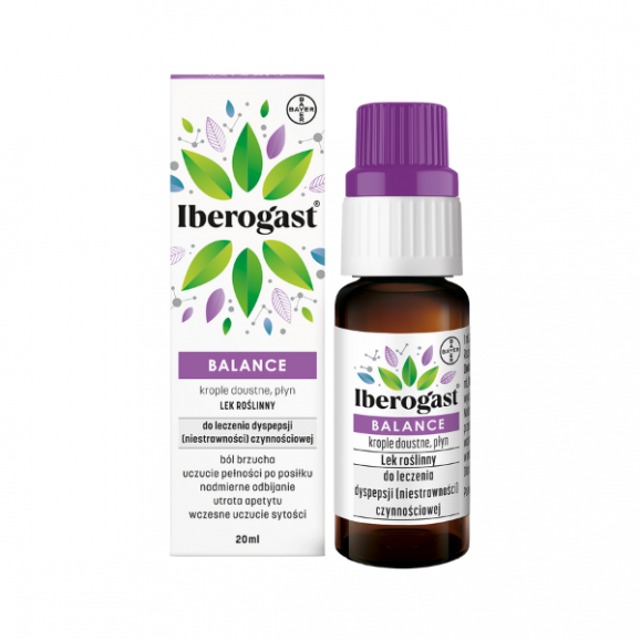 Iberogast Balance, krople, 20 ml Iberogast Balance, krople, 20 ml - zdjęcie produktu