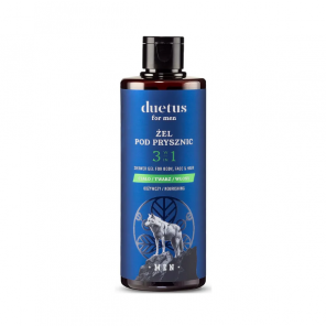 Duetus For Men, żel pod prysznic dla mężczyzn 3w1, Wolf, 300 mlDuetus For Men, żel pod prysznic dla mężczyzn 3w1, Wolf, 30 - zdjęcie produktu