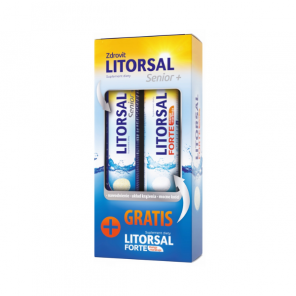 Zdrovit Litorsal Senior+ + Litorsal Forte, tabletki musujące, 2 x 24 szt. - zdjęcie produktu