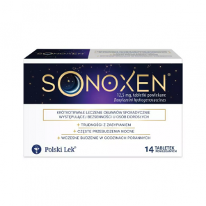 Sonoxen 12,5 mg, tabletki, 14 szt. - zdjęcie produktu