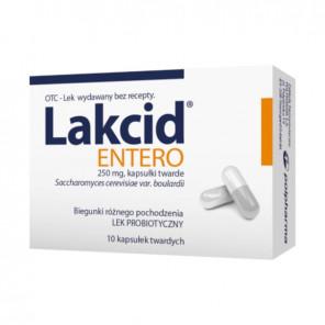 Lakcid entero, kapsułki twarde, 10 szt. - zdjęcie produktu