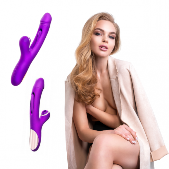 Wibrator Damski 3w1, Potrójna Stymulacja. Masażer łechtaczki, 1 szt. - zdjęcie produktu