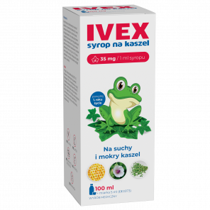 Ivex, syrop na kaszel suchy i mokry, 100 ml - zdjęcie produktu