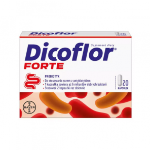 Dicoflor Forte, kapsułki, 20 szt. - zdjęcie produktu