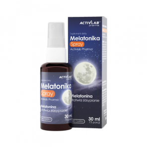 ActivLab Pharma Melatonika, spray, bez cukru, smak miętowy, 30 ml - zdjęcie produktu