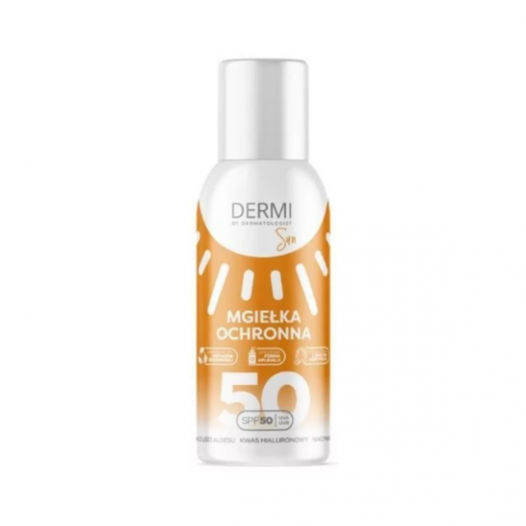 Dermi Sun, mgiełka ochronna, SPF 50, 75 ml Dermi Sun, mgiełka ochronna, SPF 50, 75 ml - zdjęcie produktu