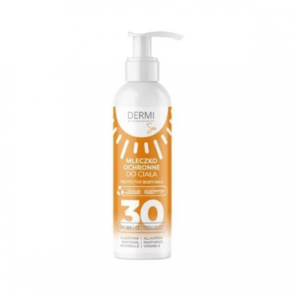 Dermi Sun, mleczko ochronne do ciała, SPF 30, 150 ml Dermi Sun, mleczko ochronne do ciała, SPF 30, 150 ml - zdjęcie produktu