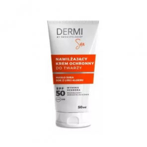 Dermi Sun, nawilżający krem ochronny do twarzy, SPF 50, 50 ml - zdjęcie produktu