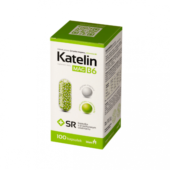 Katelin Mag B6, kapsułki, 100 szt. - zdjęcie produktu