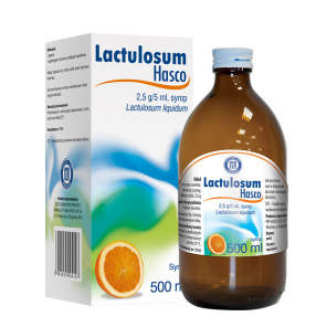 Lactulosum Hasco 2,5 g/5 ml, syrop, 500 ml - zdjęcie produktu