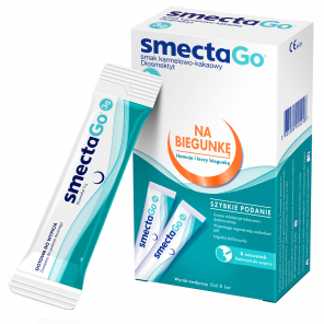 SmectaGo, proszek w saszetkach, smak karmelowo-kakaowy, 3 g, 8 szt. - zdjęcie produktu