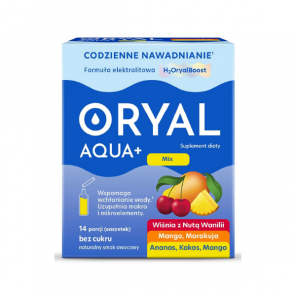 Oryal Aqua+, mix smaków, saszetki, 14 szt. - zdjęcie produktu