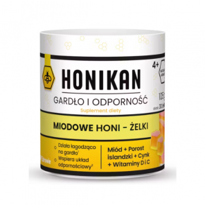 Honikan Gardło i Odporność Miodowe Honi-Żelki, 30 szt. - zdjęcie produktu
