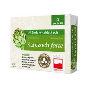 Colfarm Karczoch Forte, tabletki, 60 szt. - zdjęcie produktu