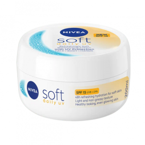 Nivea Soft Daily UV, krem nawilżający, SPF 15, 200 ml - zdjęcie produktu
