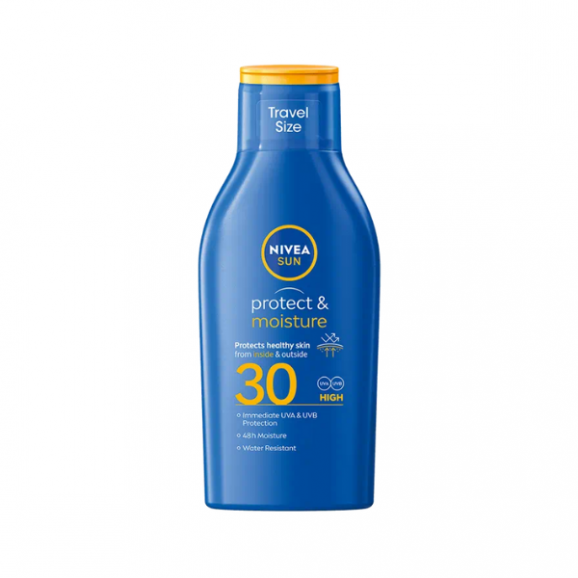 Nivea Sun Protect & Moisture, balsam nawilżający do opalania, SPF 30, 100 ml Nivea Sun Protect & Moisture, balsam nawilżający do opalania, SPF 30, 100 ml - zdjęcie produktu