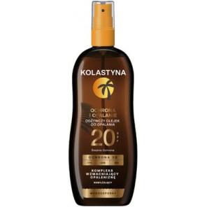 Kolastyna Ochrona i Opalanie, odżywczy olejek do opalania, SPF 20, 150 ml - zdjęcie produktu