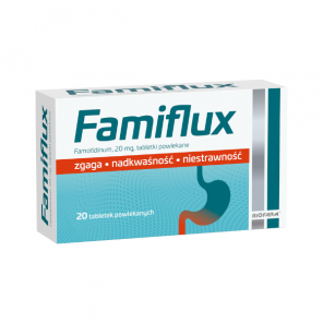 Famiflux 20 mg, tabletki, 20 szt. - zdjęcie produktu