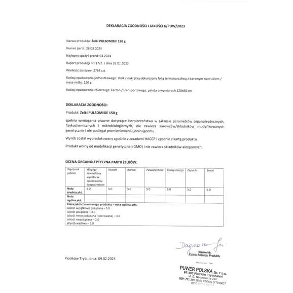 Pulsomisie, żelki witaminowe, 150 g - zdjęcie produktu