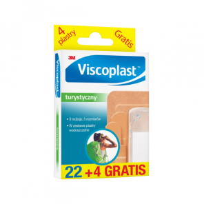 Viscoplast Turystyczny, zestaw plastrów z opatrunkiem, 26 szt. - zdjęcie produktu