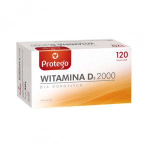 Protego Witamina D3 2000, kapsułki, 120 szt. - zdjęcie produktu