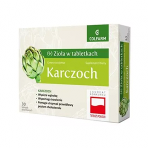 Colfarm Karczoch, tabletki, 30 szt. - zdjęcie produktu