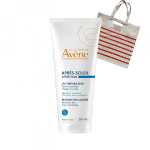 Zestaw Avene Eau Thermale Apres-Soleil, regenerujący balsam po opalaniu, 200 ml + torba na zakupy - zdjęcie produktu