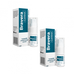 Bravera Control, 96 mg/g, aerozol na skórę opóźniający wytrysk, 2 x 8 ml - zdjęcie produktu