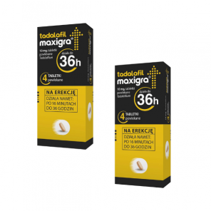 Tadalafil Maxigra, 10 mg, tabletki powlekane, 2 x 4 szt. - zdjęcie produktu