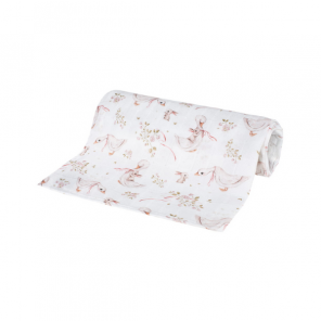 Bocioland, pieluszka bambusowa 40 cm x 40 cm, Gąski, 1 szt. - zdjęcie produktu