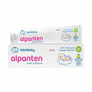 Alg Pharma Lab4baby Alpanten, maść ochronna do przewijania, od 1 dnia życia, 100 ml - zdjęcie produktu