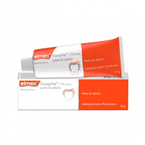 Elmex Duraphat 1,1%, pasta do zębów, 51 g - zdjęcie produktu