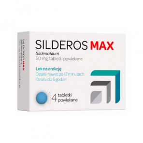 Silderos Max 50 mg, tabletki powlekane, 4 szt. - zdjęcie produktu