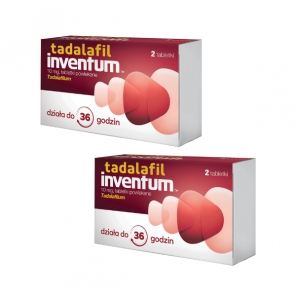 Tadalafil Inventum 10 mg, tabletki, 2 x 2 szt. - zdjęcie produktu