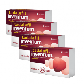 Tadalafil Inventum 10 mg, tabletki, 4 x 2 szt. - zdjęcie produktu