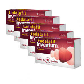 Tadalafil Inventum 10 mg, tabletki, 5 x 2 szt. - zdjęcie produktu