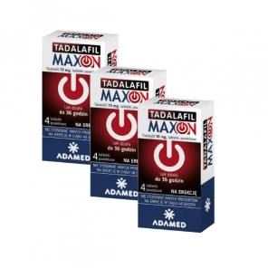 Tadalafil Maxon, 10 mg, tabletki, 3 x 4 szt. - zdjęcie produktu
