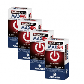 Tadalafil Maxon, 10 mg, tabletki, 4 x 4 szt. - zdjęcie produktu