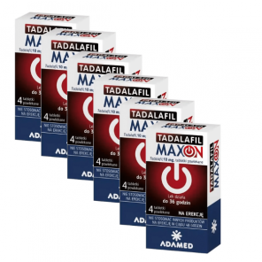 Tadalafil Maxon, 10 mg, tabletki, 6 x 4 szt. - zdjęcie produktu
