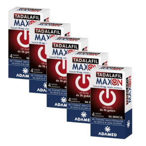 Tadalafil Maxon, 10 mg, tabletki, 5 x 4 szt. - zdjęcie produktu