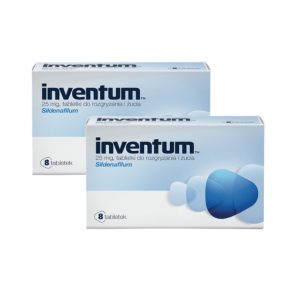 Inventum, 25 mg, tabletki do rozgryzania, żucia, 2 x 8 szt. - zdjęcie produktu