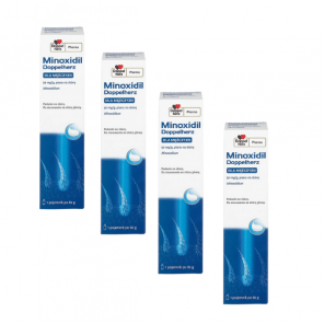 Doppelherz Minoxidil dla Mężczyzn, pianka na skórę głowy, 4 x 60 ml - zdjęcie produktu