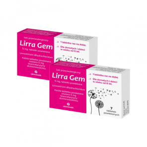 Lirra Gem, 5 mg, tabletki powlekane, 2 x 7 szt. - zdjęcie produktu