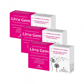 Lirra Gem, 5 mg, tabletki powlekane, 3 x 7 szt. - zdjęcie produktu