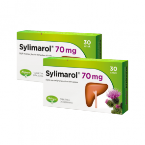 Sylimarol 70 mg, drażetki, 2 x 30 szt. - zdjęcie produktu