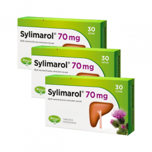 Sylimarol 70 mg, drażetki, 3 x 30 szt. - zdjęcie produktu
